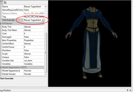 geändertes Kleid blaues Tageskleid