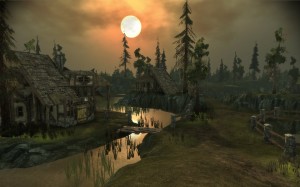 Dorf im Mór Cargast